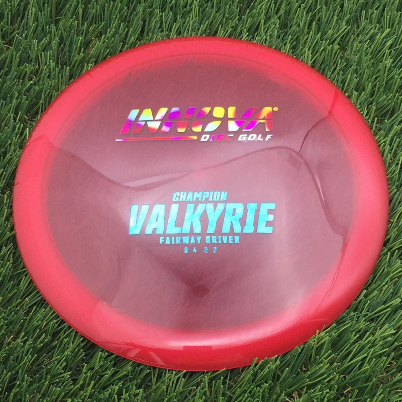 Innova Champion Valkyrie with Burst Logo Stock Stamp- 175 Red
