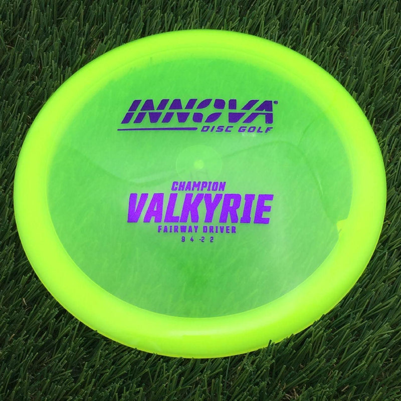Innova Champion Valkyrie with Burst Logo Stock Stamp- 171 Yellow