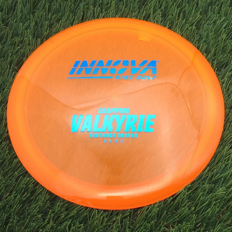 Innova Champion Valkyrie with Burst Logo Stock Stamp- 170 Orange
