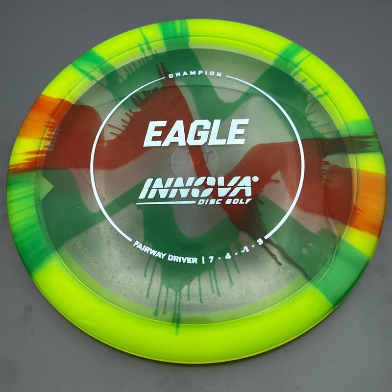 Innova Champion I-Dye Eagle with Circle Stock Stamp- 168.3 Dyed