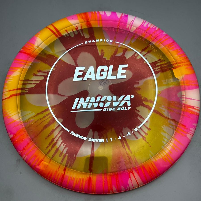 Innova Champion I-Dye Eagle with Circle Stock Stamp- 168.5 Dyed