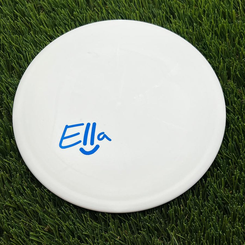 Discmania D-Line Flex 2 Glow FD with Ella Smiley Face - Ella Hansen Stamp- 175.6 White