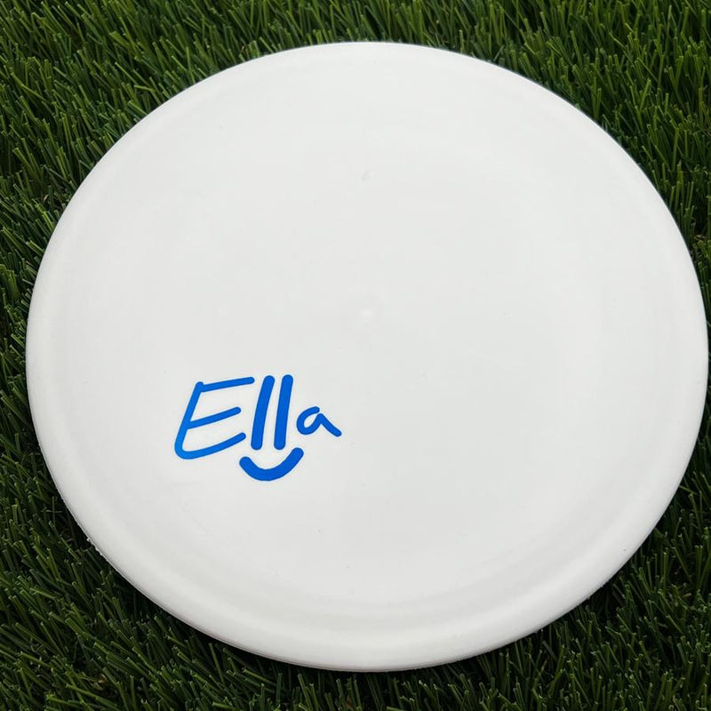 Discmania D-Line Flex 2 Glow FD with Ella Smiley Face - Ella Hansen Stamp- 176 White