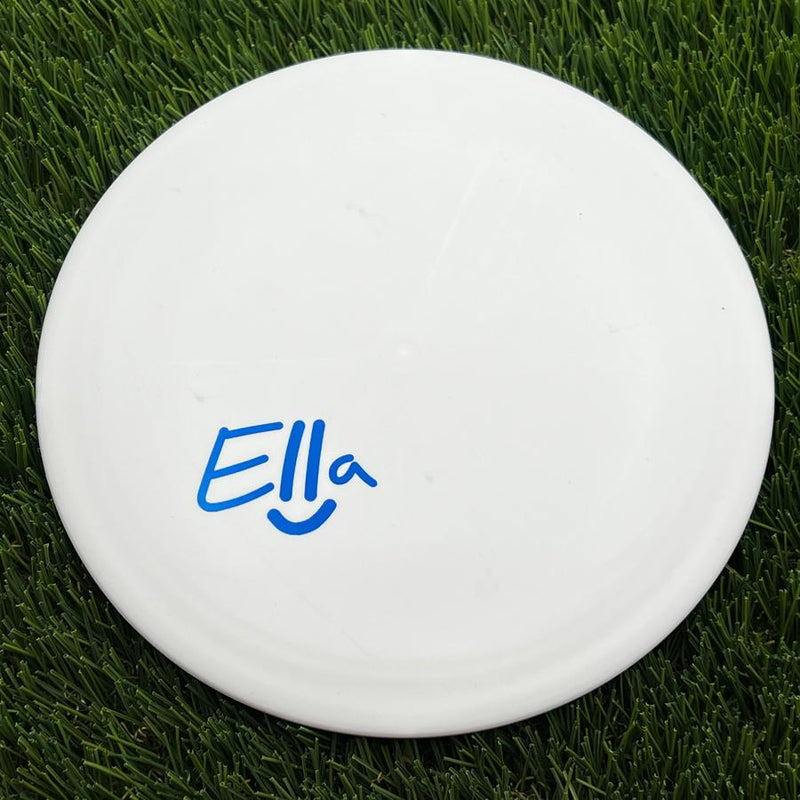 Discmania D-Line Flex 2 Glow FD with Ella Smiley Face - Ella Hansen Stamp- 175.3 White