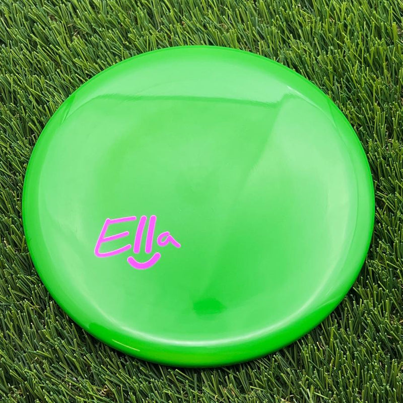 Discmania S-Line P3X with Ella Smiley Face - Ella Hansen Stamp- 175.4 Green