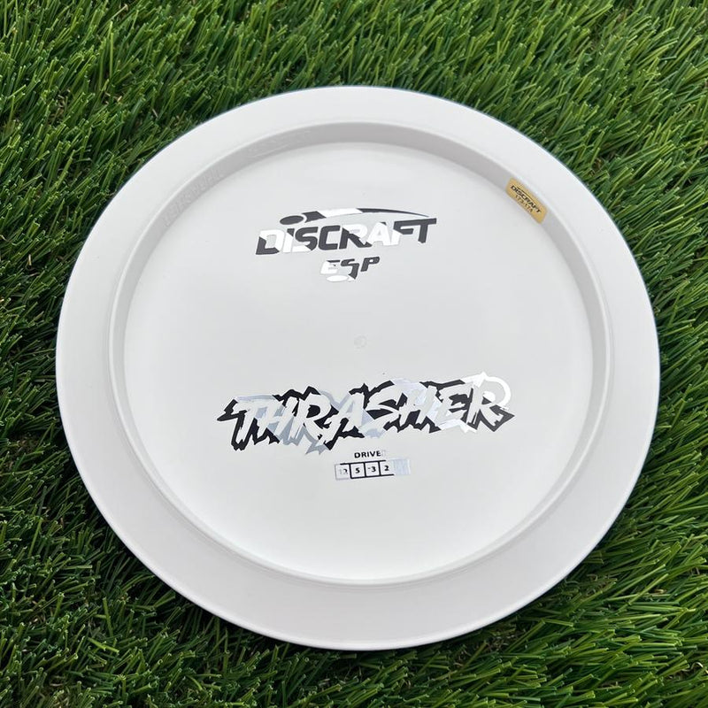Discraft ESP Thrasher with Dye Line Blank Top Bottom Stamp- 175.07 White