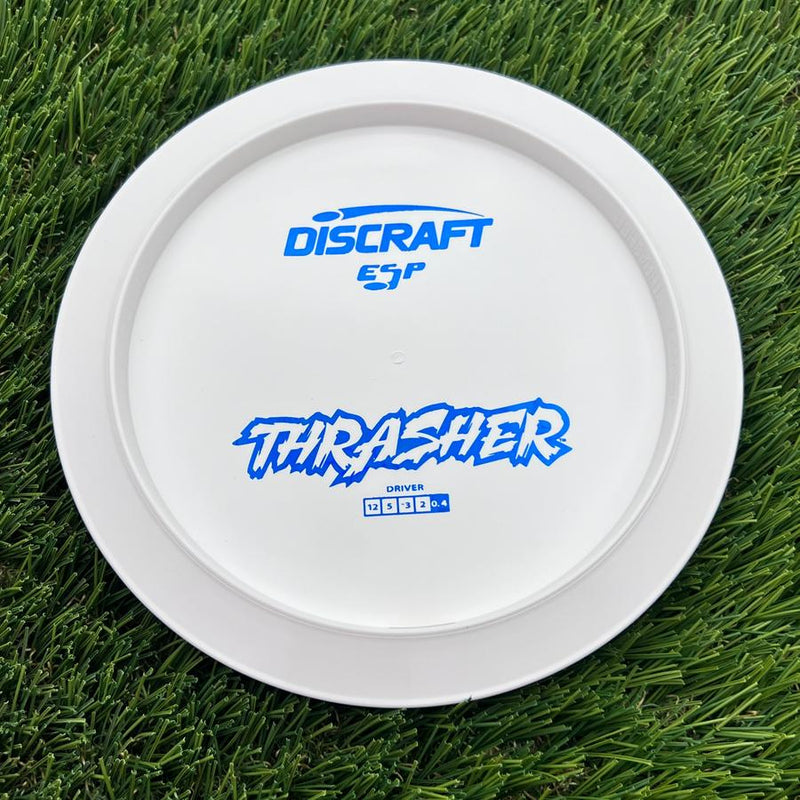 Discraft ESP Thrasher with Dye Line Blank Top Bottom Stamp- 175.44 White