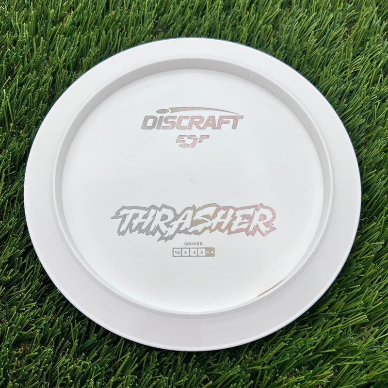 Discraft ESP Thrasher with Dye Line Blank Top Bottom Stamp- 174.76 White