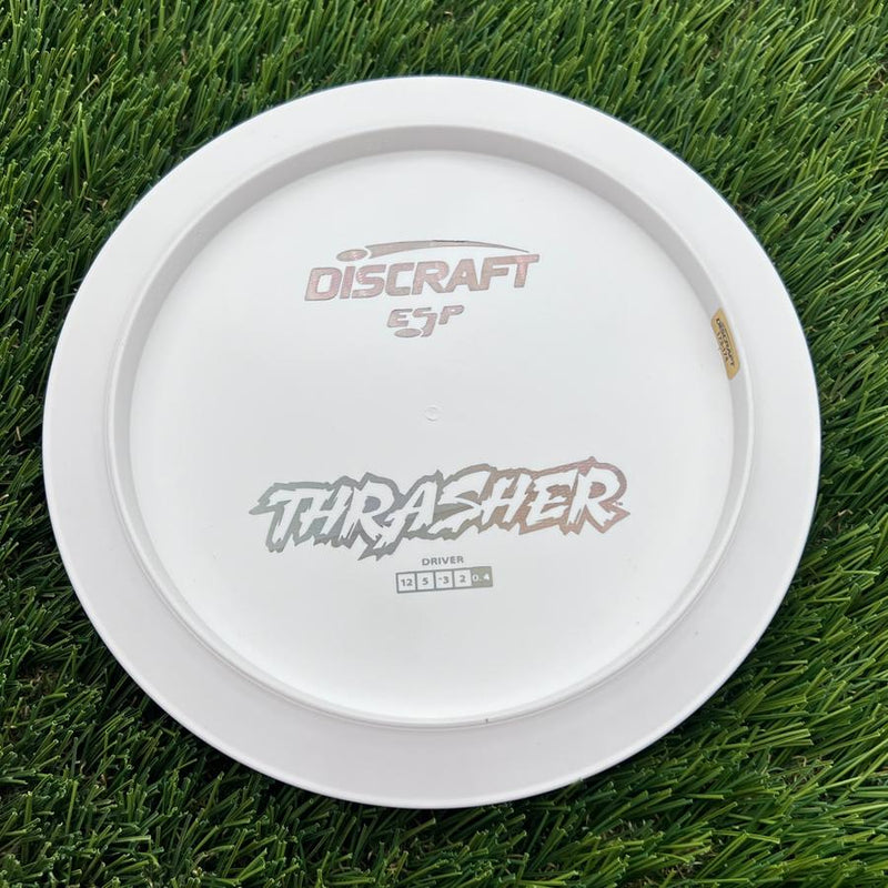 Discraft ESP Thrasher with Dye Line Blank Top Bottom Stamp- 175.64 White