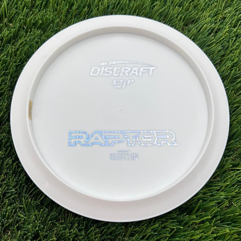 Discraft ESP Raptor with Dye Line Blank Top Bottom Stamp- 169.8 White