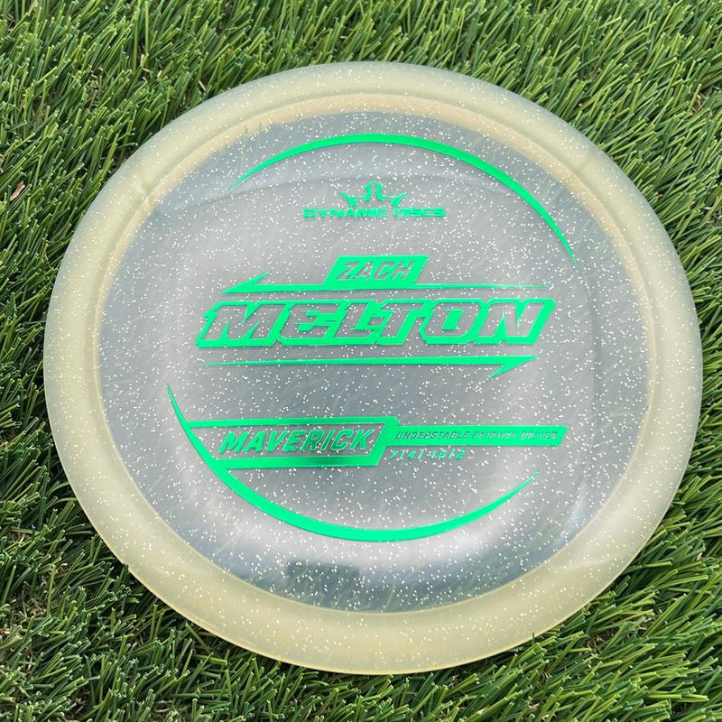 Dynamic Discs Lucid Gold Metal Flake Maverick with Zach Melton 2025 Signature Mold Stamp- 175.6 Gold