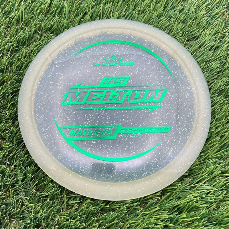 Dynamic Discs Lucid Gold Metal Flake Maverick with Zach Melton 2025 Signature Mold Stamp- 174.3 Gold