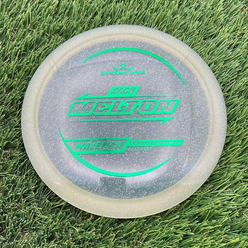 Dynamic Discs Lucid Gold Metal Flake Maverick with Zach Melton 2025 Signature Mold Stamp- 174.4 Gold