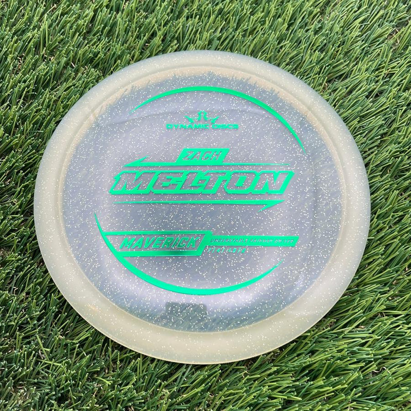 Dynamic Discs Lucid Gold Metal Flake Maverick with Zach Melton 2025 Signature Mold Stamp- 173.7 Gold