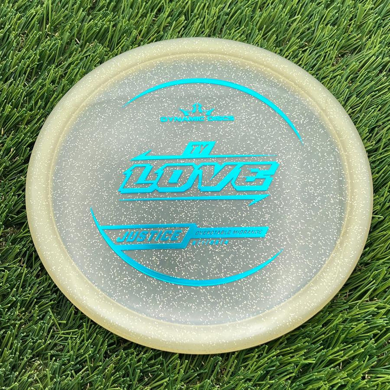 Dynamic Discs Lucid Gold Metal Flake Justice with Ty Love 2025 Signature Mold Stamp- 175.2 Gold