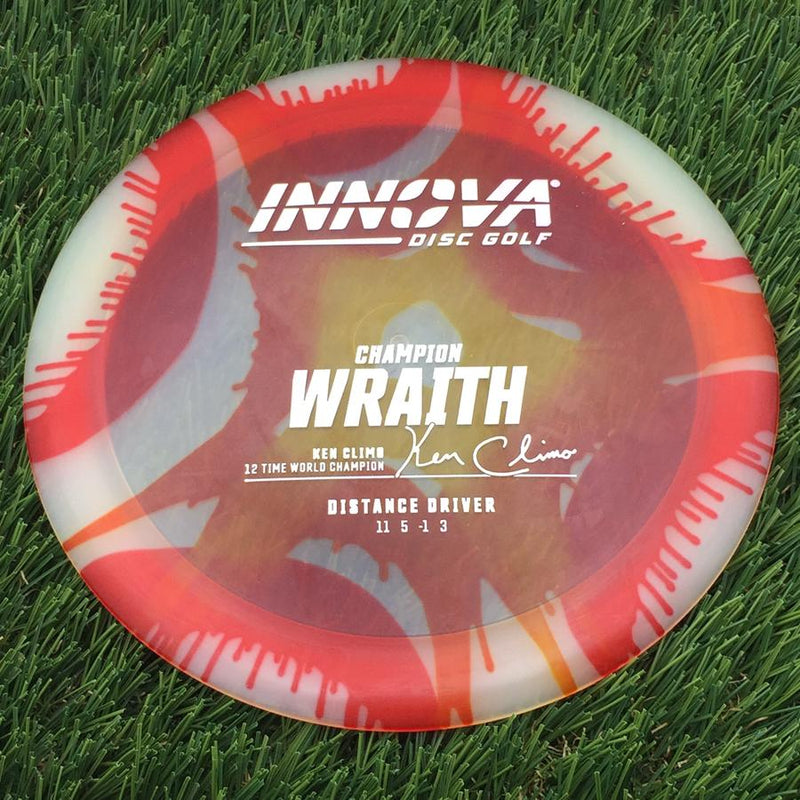 Innova Champion I-Dye Wraith with Ken Climo 12 Time World Champion Burst Logo Stamp- 171 Dyed