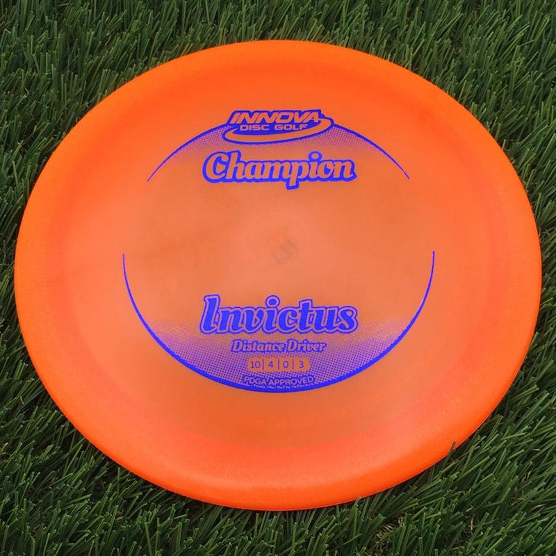 Innova Champion Invictus with Circle Fade Stock Stamp- 171 Orange