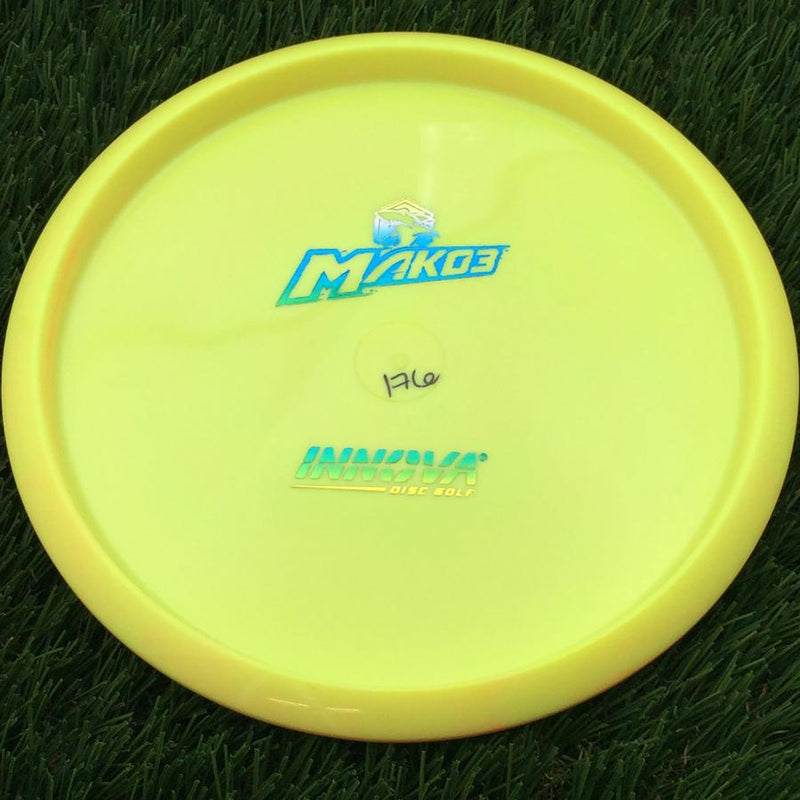 Innova Star Mako3 with Bottom Burst Logo Stock Stamp- 176 Yellow