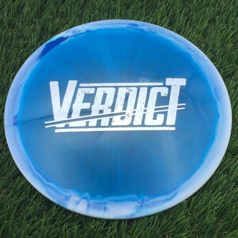 Dynamic Discs Lucid Ice Orbit Verdict with Glacial Big Bar Stamp- 178.85 Blue
