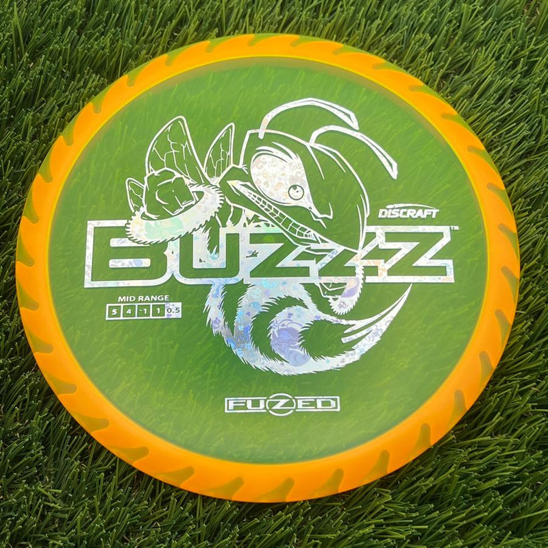 Discraft Elite Z FuZed Line with Saw Pattern Buzzz with Big Bee with Saw Blade - "Buzzzsaw" Stamp- 174.11 Orange