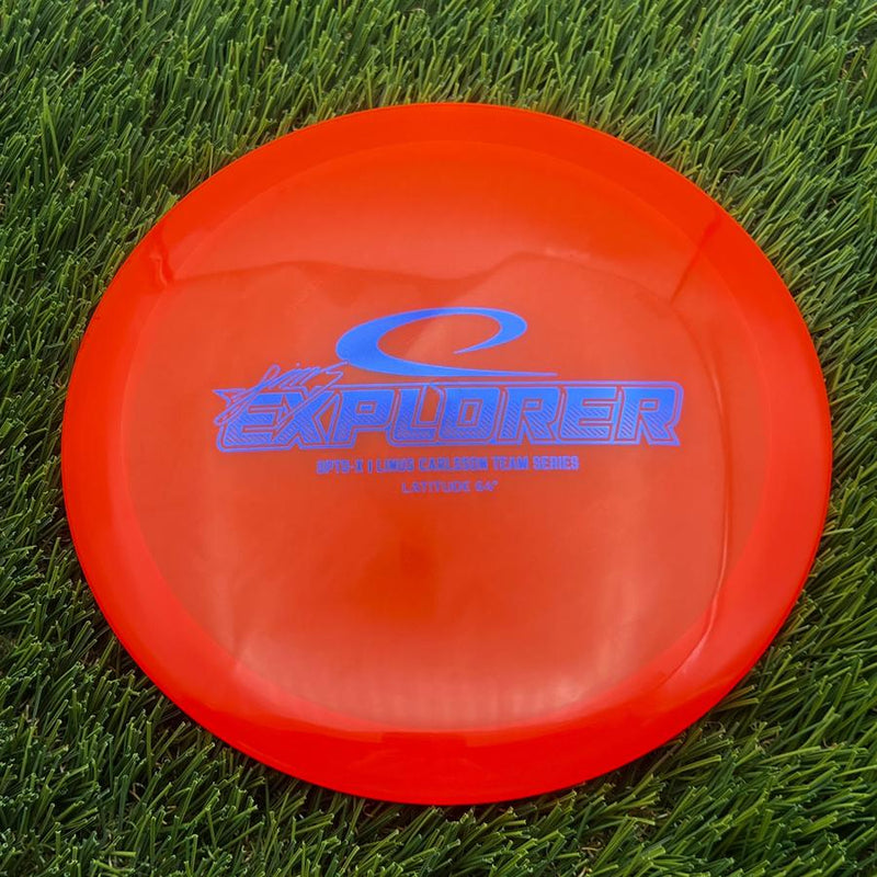 Latitude 64 Opto-X Explorer with Linus Carlsson Team Series 2025 Stamp- 175.74 Orange