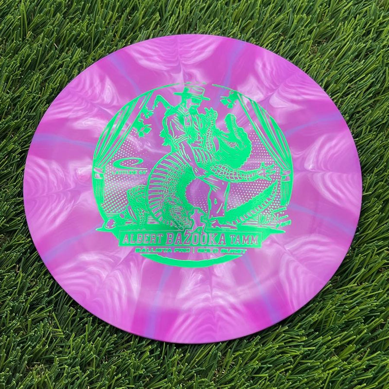 Latitude 64 Gold Line Burst Ballista Pro with Albert Tamm Team Series 2025 Stamp- 173.65 Purple