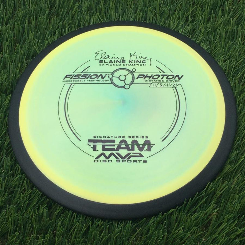 MVP Fission Photon with Elaine King 5x World Champion Stamp- 159.41 Yellow
