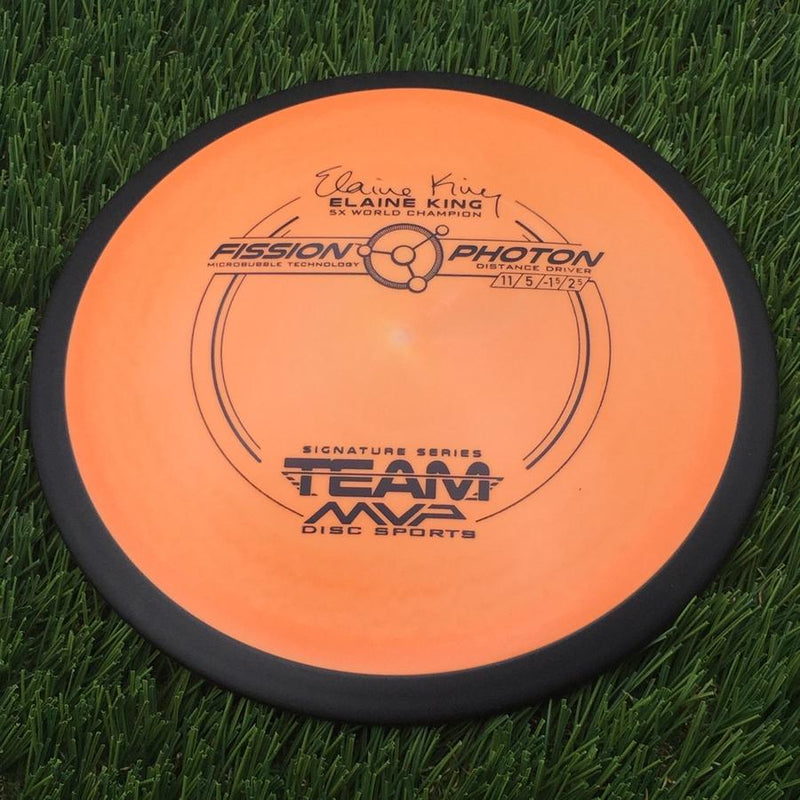 MVP Fission Photon with Elaine King 5x World Champion Stamp- 158.86 Orange