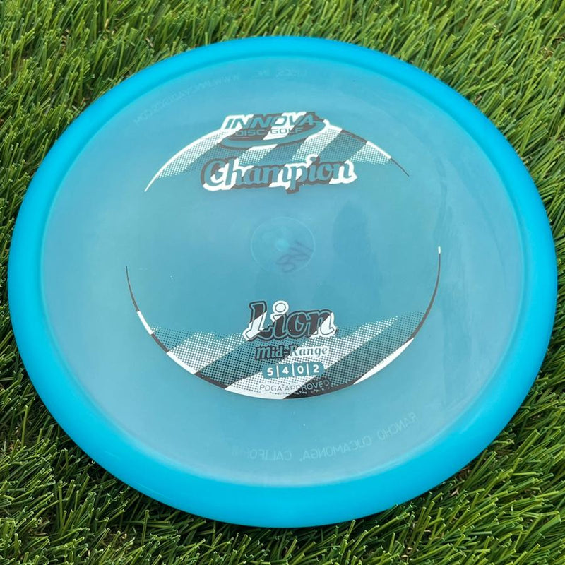 Innova Champion Lion with Circle Fade Stock Stamp- 169.53 Blue