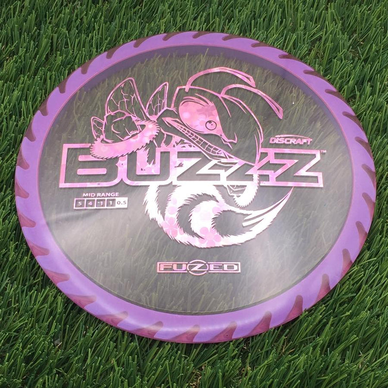 Discraft Elite Z FuZed Line with Saw Pattern Buzzz with Big Bee with Saw Blade - "Buzzzsaw" Stamp- 178.43 Purple