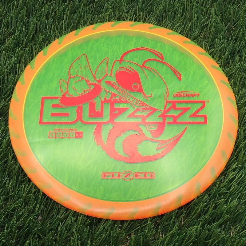 Discraft Elite Z FuZed Line with Saw Pattern Buzzz with Big Bee with Saw Blade - "Buzzzsaw" Stamp- 175.14 Orange