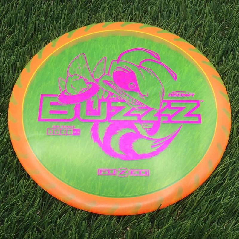 Discraft Elite Z FuZed Line with Saw Pattern Buzzz with Big Bee with Saw Blade - "Buzzzsaw" Stamp- 174.34 Orange