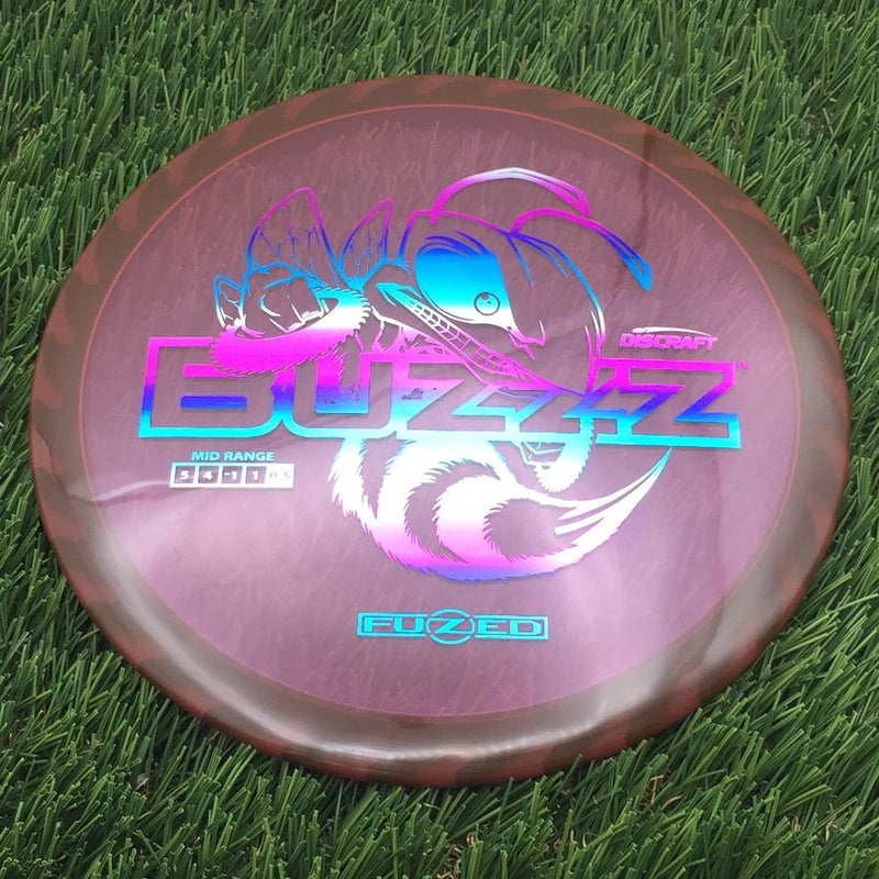 Discraft Elite Z FuZed Line with Saw Pattern Buzzz with Big Bee with Saw Blade - "Buzzzsaw" Stamp- 173.08 Purple