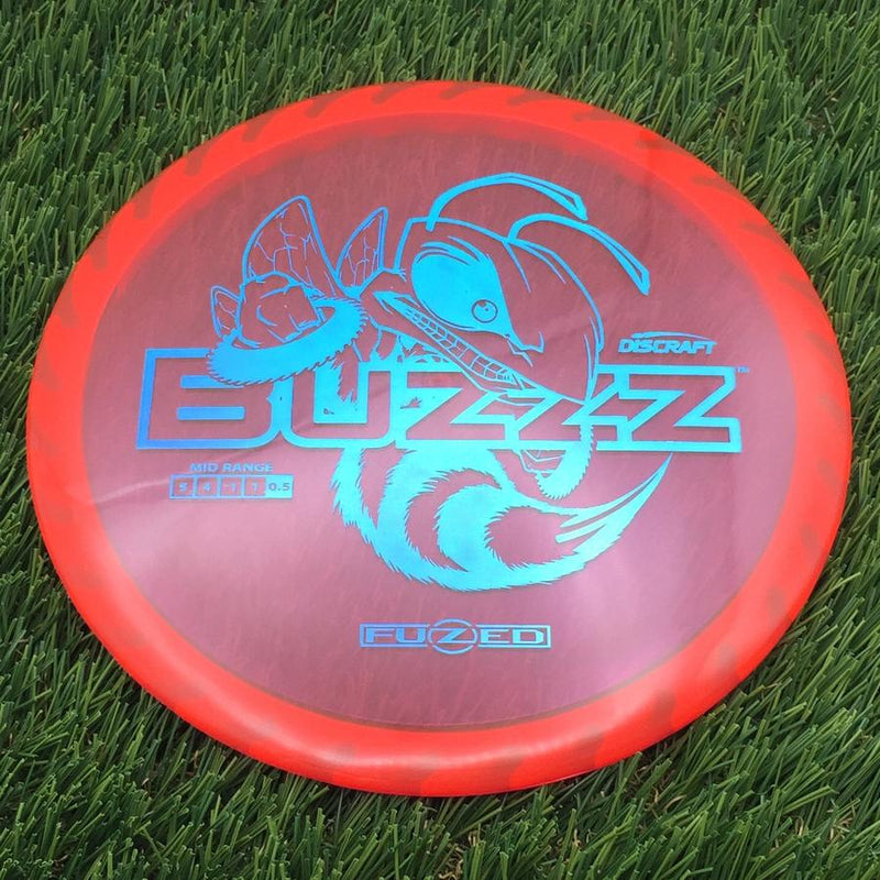 Discraft Elite Z FuZed Line with Saw Pattern Buzzz with Big Bee with Saw Blade - "Buzzzsaw" Stamp- 175.06 Red