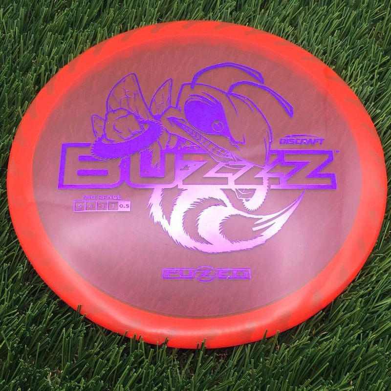 Discraft Elite Z FuZed Line with Saw Pattern Buzzz with Big Bee with Saw Blade - "Buzzzsaw" Stamp- 175.23 Red