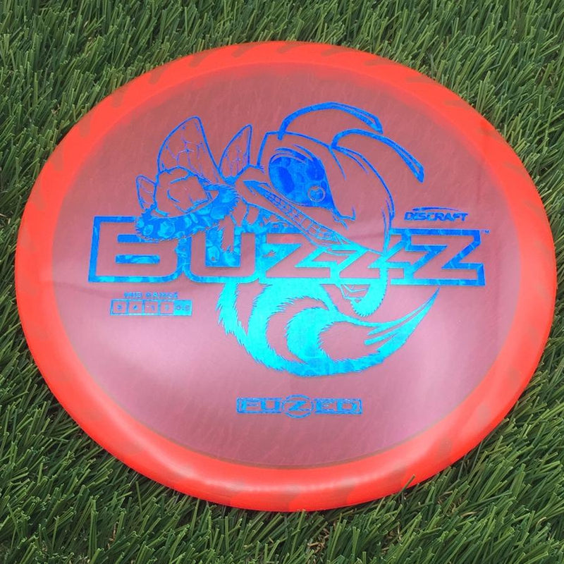 Discraft Elite Z FuZed Line with Saw Pattern Buzzz with Big Bee with Saw Blade - "Buzzzsaw" Stamp- 175.05 Red