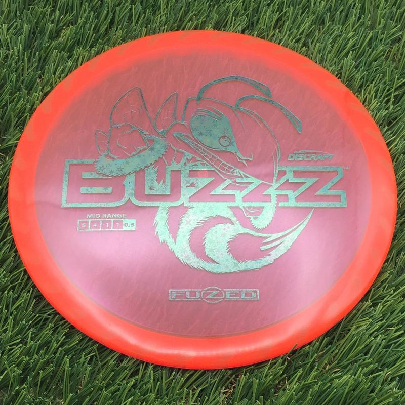 Discraft Elite Z FuZed Line with Saw Pattern Buzzz with Big Bee with Saw Blade - "Buzzzsaw" Stamp- 174.72 Red