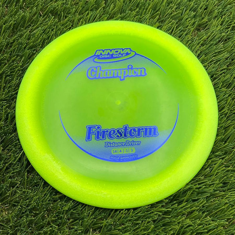 Innova Champion Firestorm with Circle Fade Stock Stamp- 147.95 Yellow