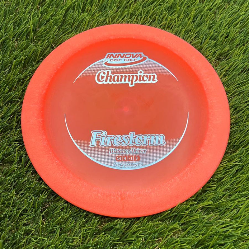 Innova Champion Firestorm with Circle Fade Stock Stamp- 149.58 Orange