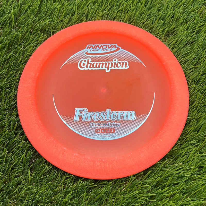 Innova Champion Firestorm with Circle Fade Stock Stamp- 149.3 Orange