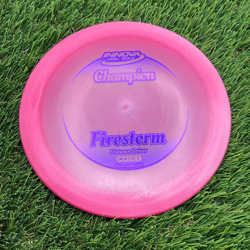 Innova Champion Firestorm with Circle Fade Stock Stamp- 173.05 Pink