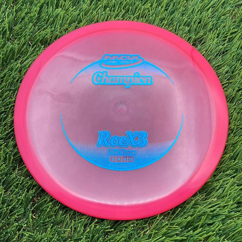 Innova Champion RocX3 with Circle Fade Stock Stamp- 180.73 Pink