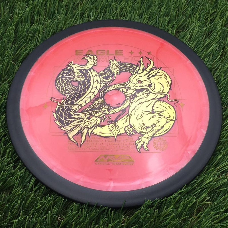 MVP Plasma Dimension with Eagle McMahon Team Series & Synergy Series Dragon Art by Green C Studio Stamp- 172.96 Red