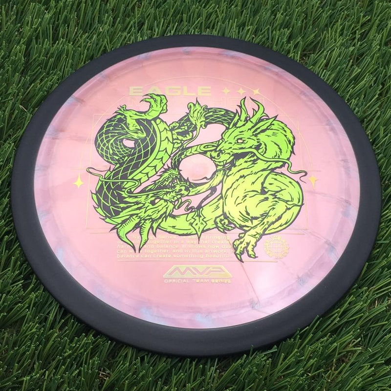 MVP Plasma Dimension with Eagle McMahon Team Series & Synergy Series Dragon Art by Green C Studio Stamp- 173.24 Pink