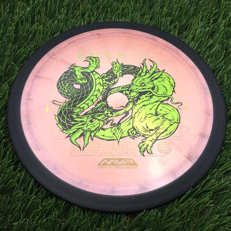 MVP Plasma Dimension with Eagle McMahon Team Series & Synergy Series Dragon Art by Green C Studio Stamp- 174.26 Pink