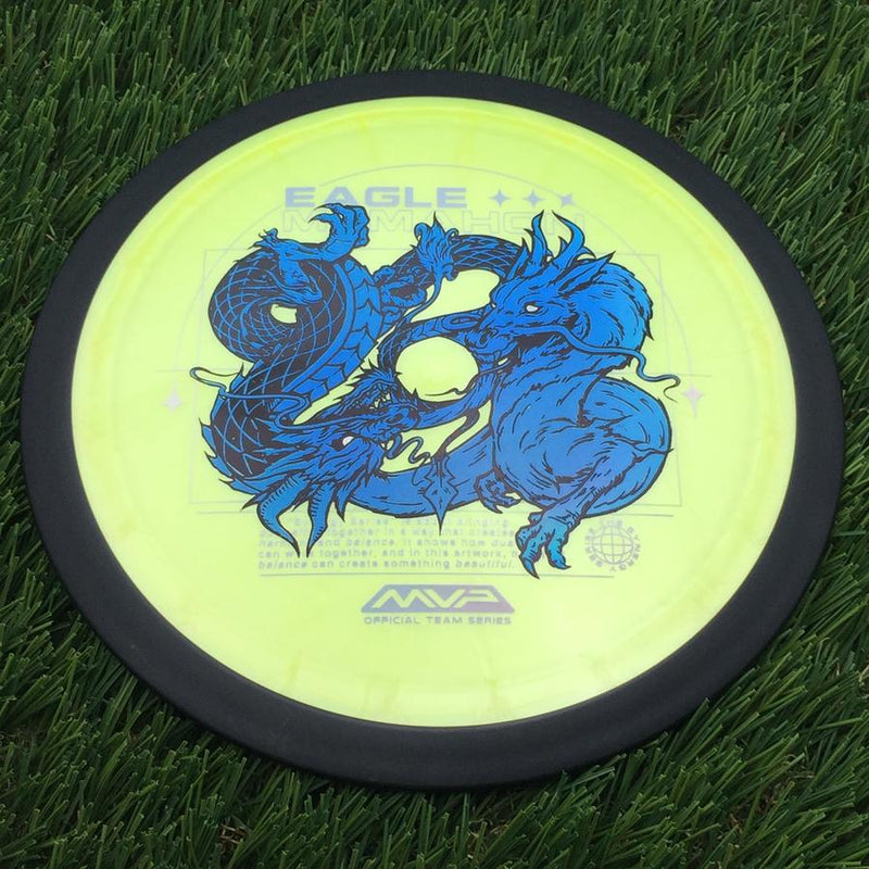 MVP Plasma Dimension with Eagle McMahon Team Series & Synergy Series Dragon Art by Green C Studio Stamp- 173.75 Yellow