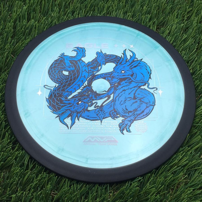 MVP Plasma Dimension with Eagle McMahon Team Series & Synergy Series Dragon Art by Green C Studio Stamp- 175.13 Blue
