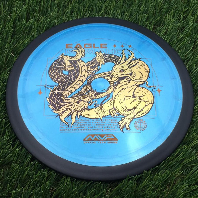 MVP Plasma Dimension with Eagle McMahon Team Series & Synergy Series Dragon Art by Green C Studio Stamp- 172.59 Blue