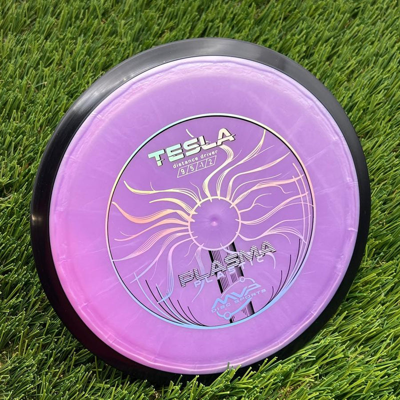 MVP Plasma Tesla with Globe Stock Stamp- 159.56 Purple