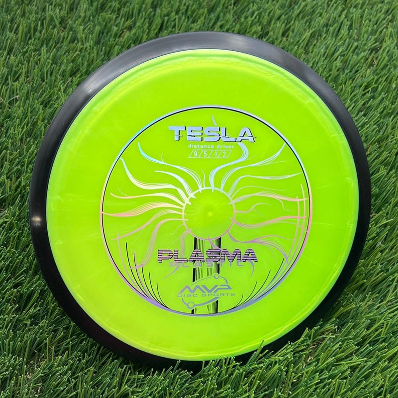 MVP Plasma Tesla with Globe Stock Stamp- 168.43 Yellow
